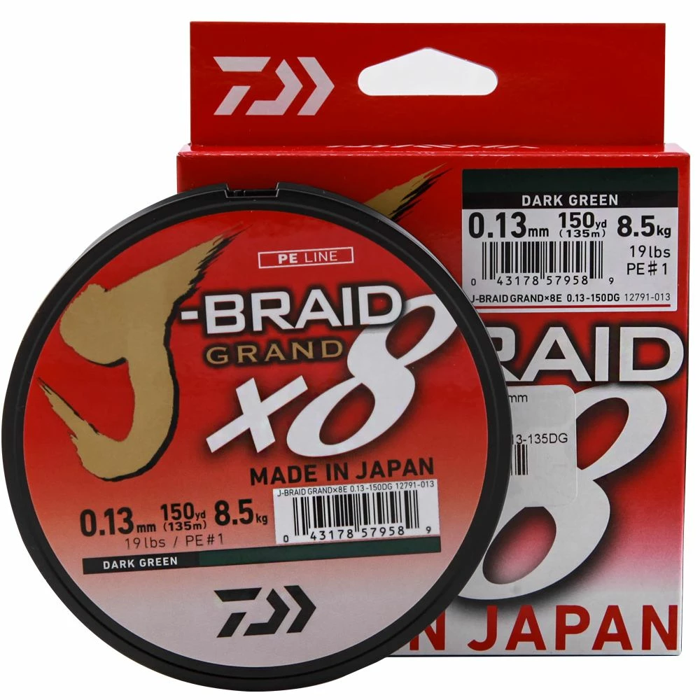 Promo ⌛ Daiwa J-Braid Grand 8 Strand Braid Line ⭐ 1 Promo ⌛ Daiwa J-Braid Grand 8 Strand Braid Line ⭐
